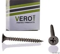 בורג גבס רגיל שחור VERO