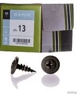 בורג פח פח רגיל שחור VERO