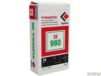 חומר איטום אלסטוסיל 980 - איטום לחדרים רטובים תרמוקיר