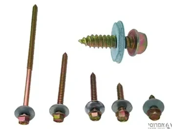 בורג איסכורית 1/4" לא קודח+אטם