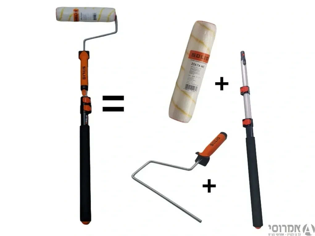 מוט טלסקופי אלומ' 1.2 מטר SOLID CLICK מק"ט 6597