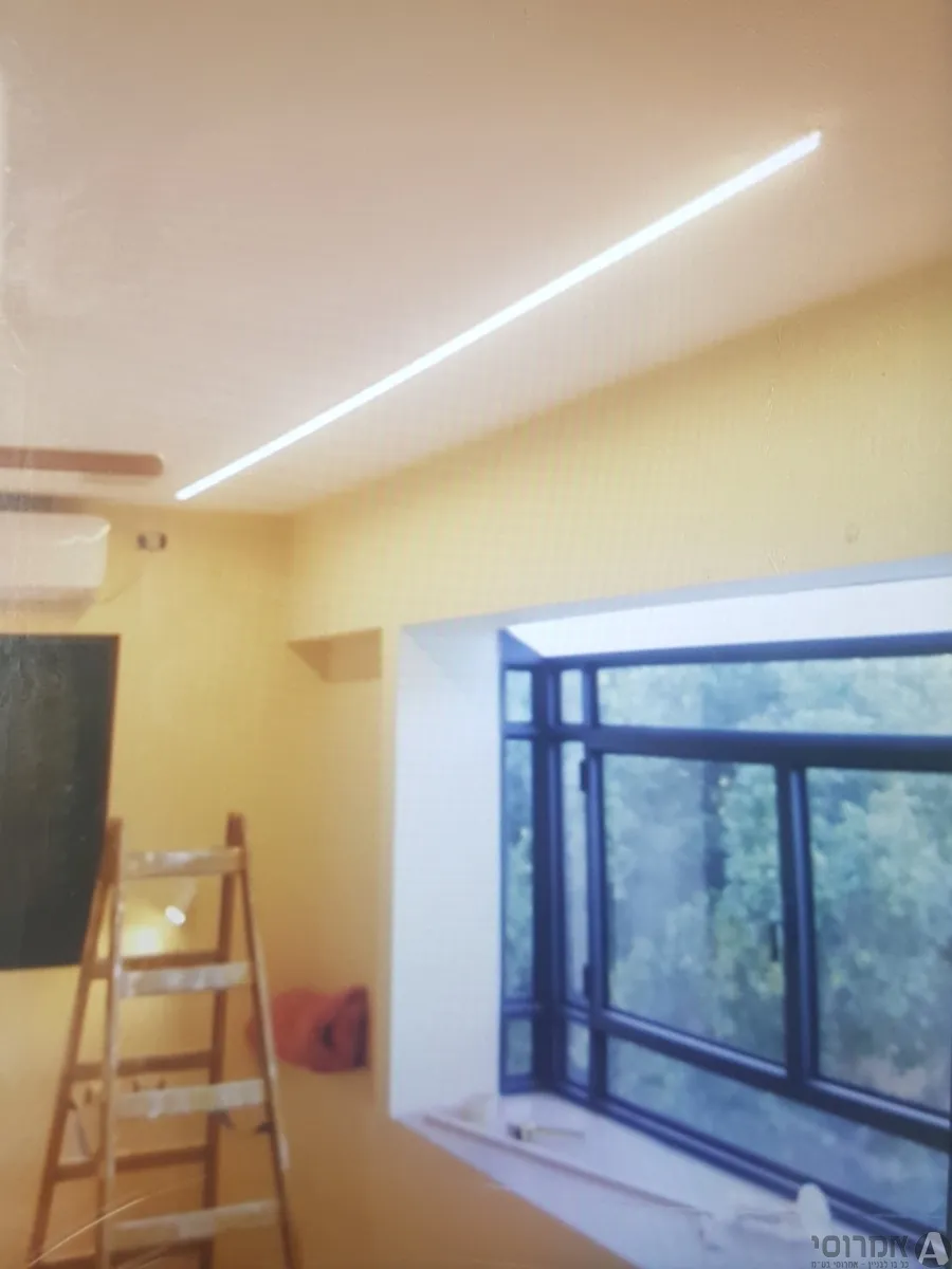 פרופיל תאורת לד גבס/טיח/ריצוף (יחידה 3 מטר) 2