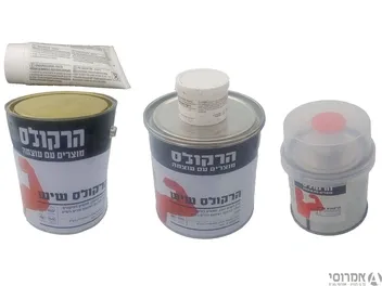דבק שיש + מקשה