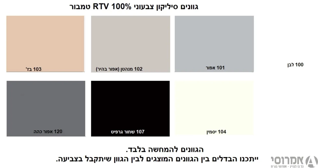 סיליקון גוון 100 לבן לרובה טמבור - תרמיל