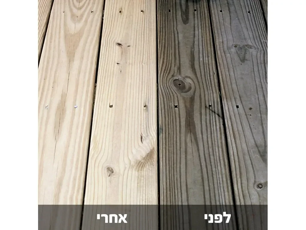 ווד קלינר -מנקה ומלבין עץ -פלאד [ליטר] -סאן דק