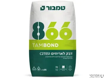 דבק קרמיקה לאריחים מדוקקים ו/או גדולים 866 טמבור C2TES1