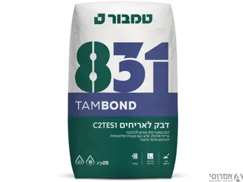 דבק קרמיקה חזק וגמיש לאריחים 831 טמבור C2TES1