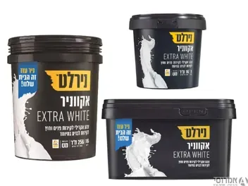 אקווניר אקסטרה לבן - סדרת הצבעים החדשה מבית נירלט