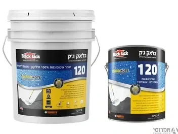 חומר איטום סיליקוני לגגות בלאק ג'ק - סאן דק