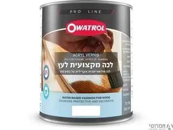 לכה פוליאוריתנית פרמיום פנימית לעץ על בסיס מים - סאן דק