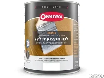 לכה פוליאוריתנית פרמיום פנימית לעץ על בסיס שמן - סאן דק