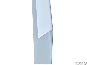 סגירה צד לפנל מבודד 5 ס"מ לגג שטוח - גוון לבן