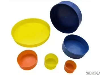 פקק הגנה צהוב/כתום לצינור HDPE