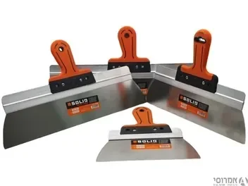 שפכטל למריחת טיח גבס נירוסטה Solid