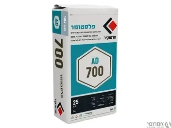 פלסטומר 700 דבק צמנטי גמיש מאד להדבקת אריחים - תרמוקיר