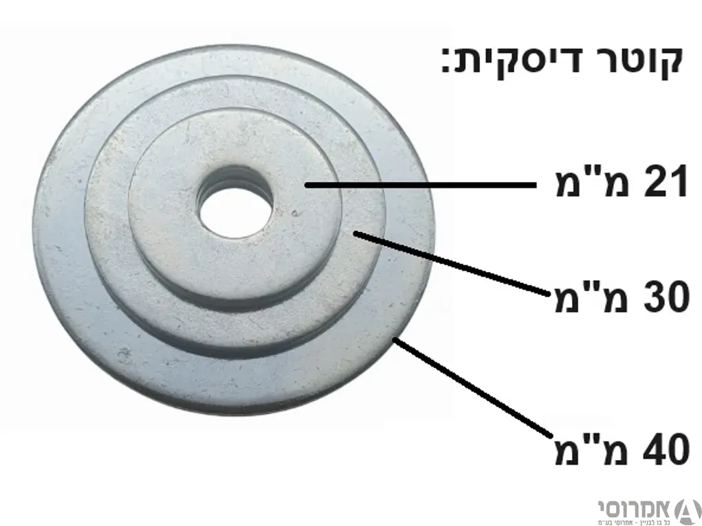 דיסקיות 2*1/4*21 מגולוון [100 יחידות]