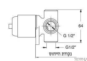 מאריך לאינטרפוץ 3 +4 דרך קליר 201681 חמת
