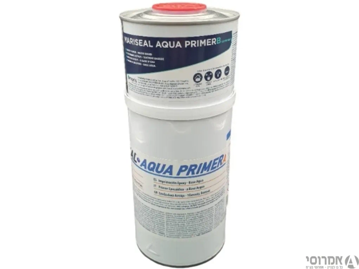 פריימר אפוקסי דו רכיבי בסיס מים למריס 250 A+B [ק"ג] - משמש גם כפריימר אספלט לבטון