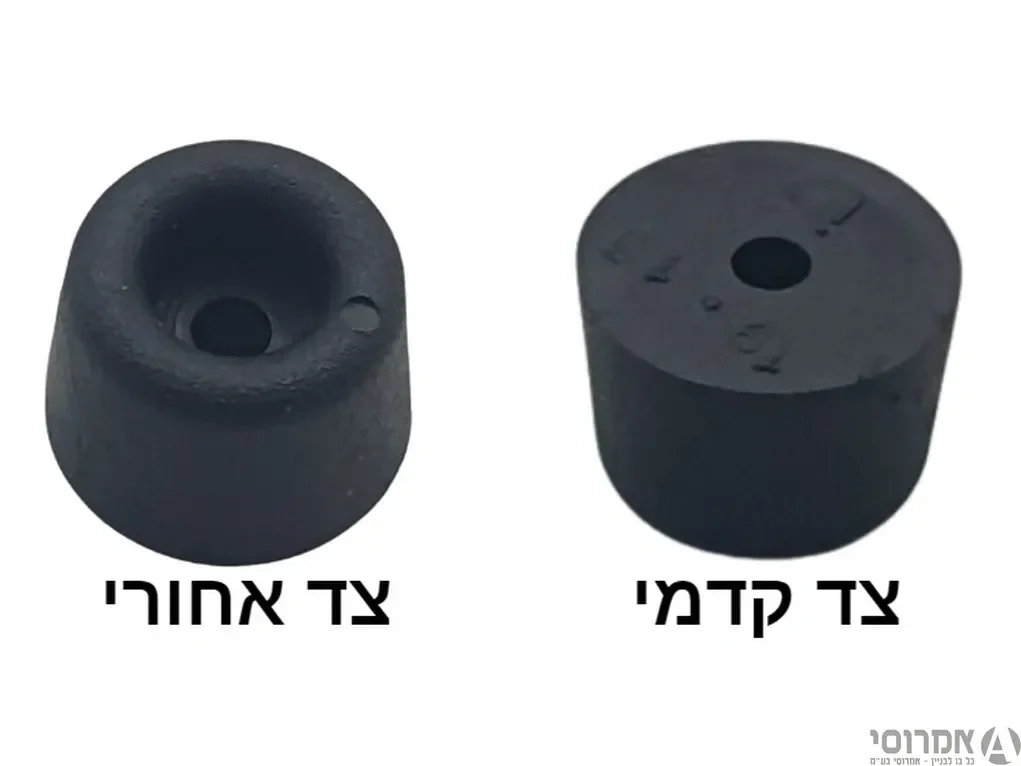 גומי שחור לרגל כסא 13*19 מ"מ איטליה (1918)