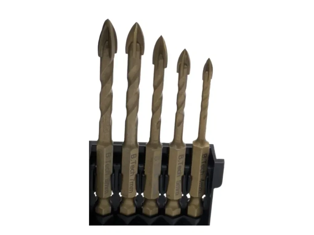 סט מקדחי אימפקט אוניב 5 4T XXX3יח B.Tech 8.0-4.0 מק"ט 0504542