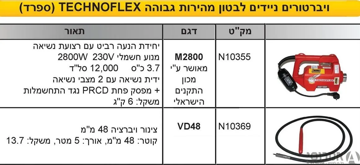 יחידת הנעה--ויברטור+מחט N10355+N10369 "שטל" VD48- ק. המחט 48מ"מ-מבצע! 2