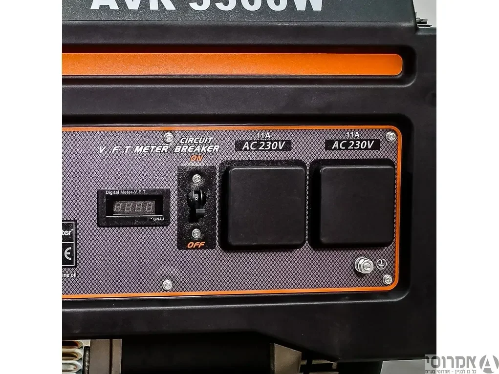 גנרטור בנזין AVR הצטה אלקטרונית HUNTER 5500W