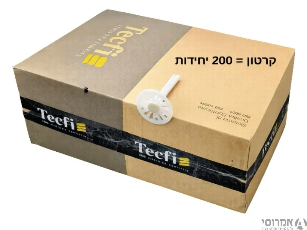 דיבל פלסטיק 10/90 עוגן לקלקל / אדקס  [קרטון 200 יחידות]